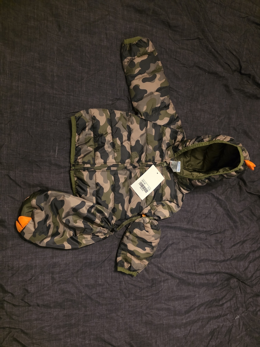 Kids Camo Hooded Jacket - Camouflage
